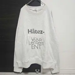 ■タグ付■KAKELA&TRANQUIL刺繍BIGポケットクルー■