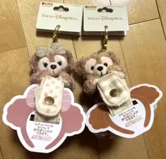 専用出品①ステラルー ダッフィー ぬいぐるみバッジ　カチューシャホルダー 2025年最新】カチューシャホルダー ダッフィー シェリーメイの