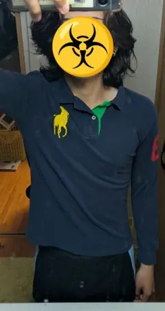 ビックポニー　ポロシャツ S fuckthisindustry swag polo by ralph lauren ビックポニー ポロシャツ swag - メルカリ