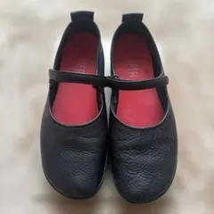 美品】カンペール ライトニナ フラットシューズ 黒 38 メリージェーン