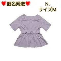 ❤️匿名発送❤️N. 半袖 チュニック シャツ 薄紫 M