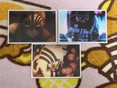 鬼滅の刃 無限城編 猗窩座再来 場面写 ブロマイド くじ 猗窩座 3点セット