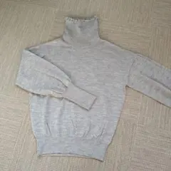 スローブイエナ　ニット　タートルネック　グレー　未使用