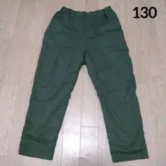 ユニクロ　UNIQLO　暖パン　フルレングス　長ズボン　カーキ　130cm