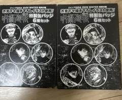 呪術廻戦 芥見下々　特製缶バッジ6種×2セット ジャンプGIGA 付録