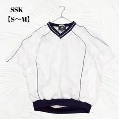 美品　SSK【S〜M】野球ウェア 半袖Vネック ウィンドブレーカー　ジャケット