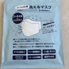紳士服のAOKI 洗えるマスク３枚 クール仕様 UVカット 抗菌加工 立体縫製のサムネイル