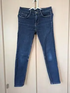 ZARA スキニーデニム ダークブルー EUR38 USA06　MEX28