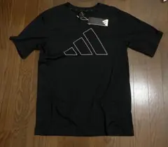 Ｌサイズ アディダス adidas ロゴ Tシャツ ブラックのサムネイル