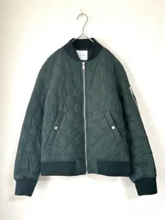 アーノルドパーマー ジャケット ジャンパー MA-1 キルティング グリーン M