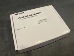 【美品】バッファロー 有線LANアダプター LUA5-U3-AGTE-NBK
