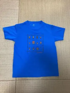 モンベル　青色 Tシャツ どんぐりイラスト