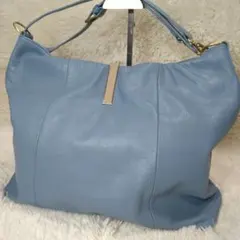 【イアパピヨネ】ear PAPILLONNER ショルダーバッグ ブルーＡ4可