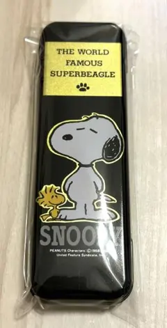 スヌーピー 缶ペン　ケース　レトロ　昭和　SNOOPY　ペンケースのサムネイル