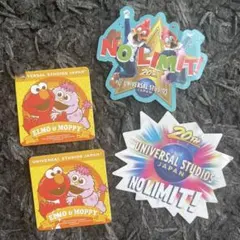 USJ 20周年 ノベルティ ステッカー 4枚セット