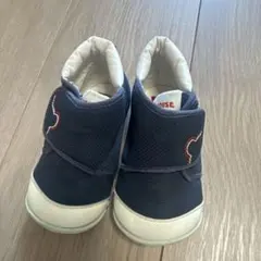 ミキハウス ネイビー ベビーシューズ