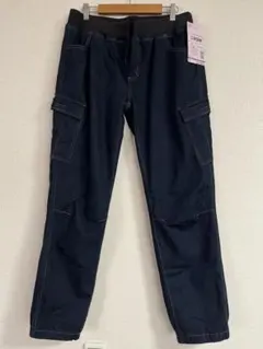 【新品】ワークマンカラーズ ウォームアクティブカーゴジョガー LL ダークブルー