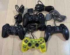 ジャンク　PS2 コントローラー 3個セット PSコントローラー 1個