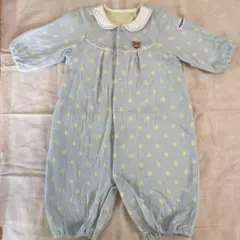 ミキハウス　水玉模様ロンパース 50〜60