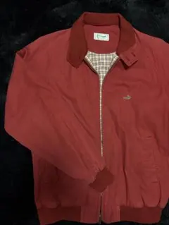 ま*ー様 CROCODILE ジップジャケット 赤 チェック裏地