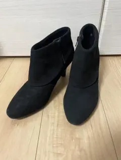 ラバーソウル　スエードショートブーツ　モードエジャコモ レディース