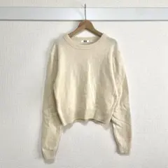 UNIQLO U クルーネックニット ウール100% M 上質 シンプル 上品