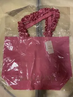 Maison de FLEUR 帆布フリルハンドルトートMバッグ