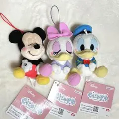 【ROUND1限定】ディズニー むにゃすやマスコット3つセット