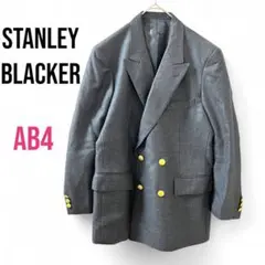 【スタンリーブラッカー】 ダブルブレストジャケット スタイリッシュ AB4 美品のサムネイル