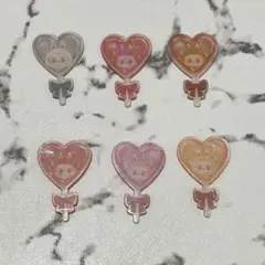 ラブブ　アクリル　6個セット
