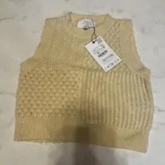 ZARA キッズ　ニットベスト　8-9T