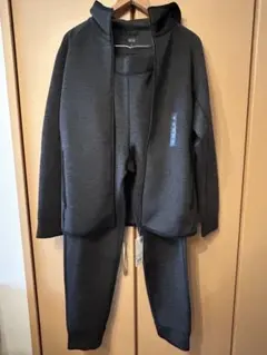 UNIQLO ウルトラストレッチドライスウェットパーカ M ダークグレー上下