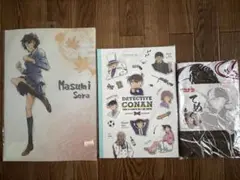 名探偵コナン　赤井秀一てぬぐい　世良真純クリアファイル　ノート　セット売り