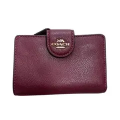 希少 レアモデル COACH 特殊加工 ラウンドジップ 長財布 ウォレット