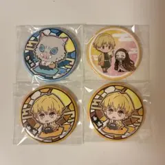 鬼滅の刃 我妻善逸 嘴平伊之助 竈門禰豆子 缶バッジ