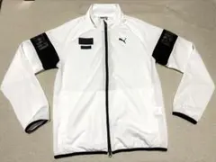【美品】PUMA ホワイト ジップアップジャケット M