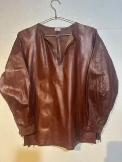 Geoffrey Beene レザープルオーバー　11/10まで出品