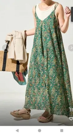 FREAKSSTOREインドペイズリーキャミワンピース