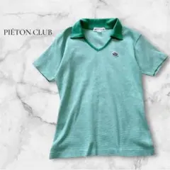 【ピエトクラブ 】PIÉTON CLUB ヴィンテージ風 ボーダー　ポロシャツ