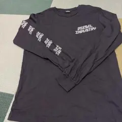 美品DIESEL ブラック ロングTシャツ