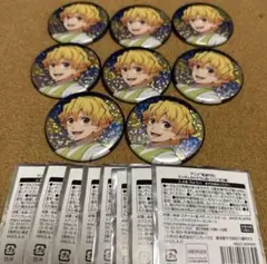 鬼滅の刃 ランダムホログラム缶バッジ 我妻善逸 8個セット 痛バ アニプレ