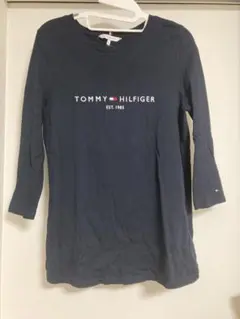 TOMMY HILFIGER カットソー S ネイビー