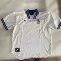 97-98 イタリア代表　新品紙タグ付き　NIKEオフィシャルジャージ上下セット Vintage Italy Jersey 1997-98 Nike Blue XL Training Soccer