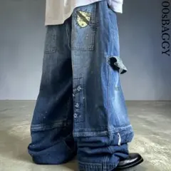 超極太W42 PEPE JEANS バギーデニムカーゴパンツ B系HIPHOP