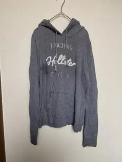 ⚠️訳あり Hollister グレー パーカー 【L】トレーナー　フード