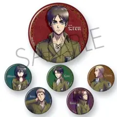 進撃の巨人 リヴァイ 缶バッジ 原画展 イベント限定