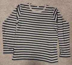 無印良品　ボーダー長袖Tシャツ　150