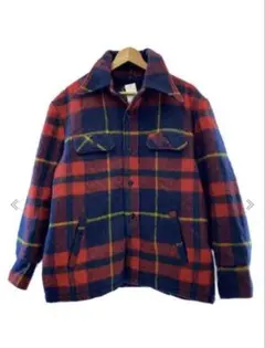 Sears 70s CPOジャケット ウール レッド チェック