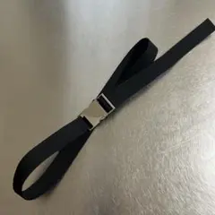 zara woman レディース　ベルト　ガチャベルト　黒