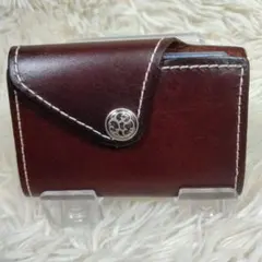 レザー 名刺入れ カードケース ブラウン